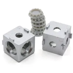 Conector cúbico de esquina de 3 vías para perfiles de aluminio serie 20, 20 × 20 × 20 mm