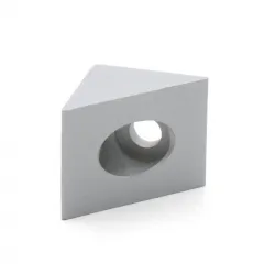 Conector de esquina de 2 vías para perfiles de aluminio serie 15, 15 × 15 × 19,4 mm