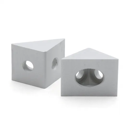 Conector de esquina de 2 vías para perfiles de aluminio serie 15, 15 × 15 × 19,4 mm