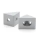 Conector de esquina de 2 vías para perfiles de aluminio serie 15, 15 × 15 × 19,4 mm