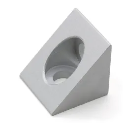 Conector de esquina de 2 vías para perfiles de aluminio serie 20, 20 × 20 × 27 mm