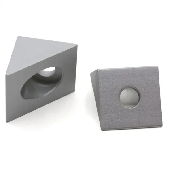 Conector de esquina de 2 vías para perfiles de aluminio serie 20, 20 × 20 × 27 mm