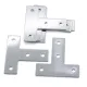 Placa de unión exterior en T para perfiles de aluminio serie 30, 85 × 85 mm