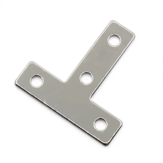 Placa de unión exterior en T para perfiles de aluminio serie 20, 60 × 60 mm