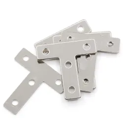 Placa de unión exterior en T para perfiles de aluminio serie 20, 60 × 60 mm