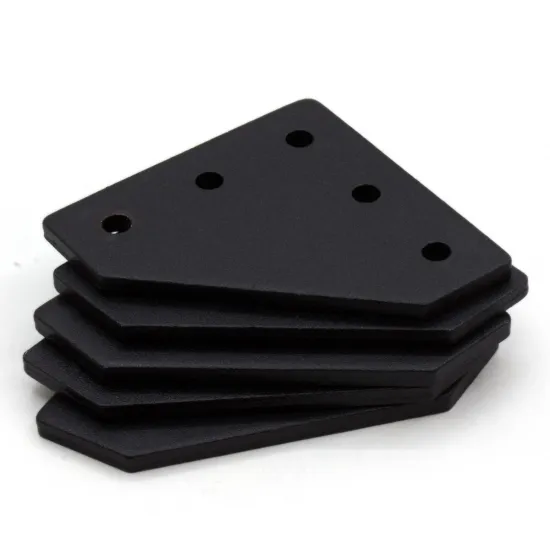 Placa de unión exterior en L para perfiles de aluminio serie 20, 60 × 60 mm