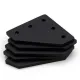 Placa de unión exterior en L para perfiles de aluminio serie 20, 60 × 60 mm