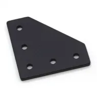 Placa de unión exterior en L para perfiles de aluminio serie 20, 60 × 60 mm