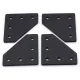 Placa de unión exterior en L para perfiles de aluminio serie 20, 60 × 60 mm
