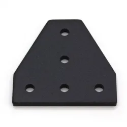 Placa de unión exterior en T para perfiles de aluminio serie 20, 60 × 60 mm