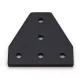 Placa de unión exterior en T para perfiles de aluminio serie 20, 60 × 60 mm
