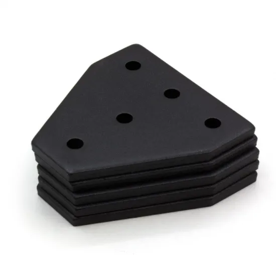 Placa de unión exterior en T para perfiles de aluminio serie 20, 60 × 60 mm