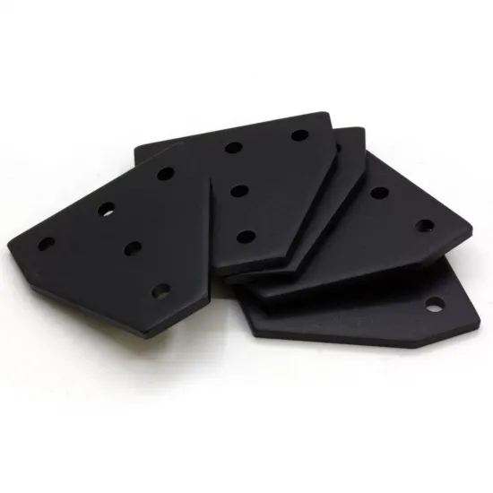 Placa de unión exterior en T para perfiles de aluminio serie 20, 60 × 60 mm