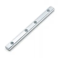Conector interno recto con 4 prisioneros M5 para perfiles serie 20, ranura 6 mm