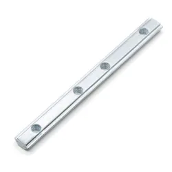Conector interno recto con 4 prisioneros M5 para perfiles serie 20, ranura 6 mm