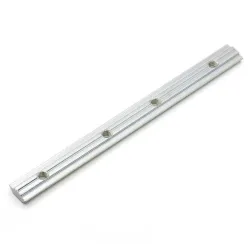 Conector interno recto con 4 prisioneros M6 para perfiles serie 30, ranura 8 mm