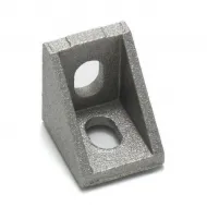 Escuadra interior compacta para perfiles de aluminio serie 20, 20 × 20 × 17 mm