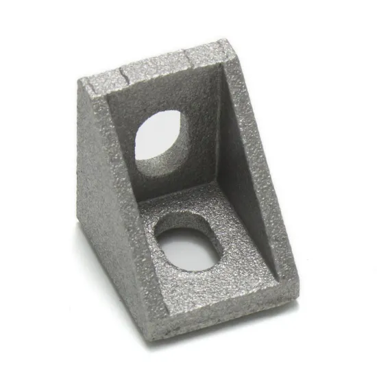 Escuadra interior compacta para perfiles de aluminio serie 20, 20 × 20 × 17 mm