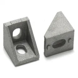 Escuadra interior compacta para perfiles de aluminio serie 20, 20 × 20 × 17 mm