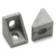 Escuadra interior compacta para perfiles de aluminio serie 20, 20 × 20 × 17 mm