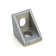 Escuadra interior reforzada para perfiles serie 20, 20 × 28 mm