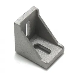 Escuadra interior compacta para perfiles de aluminio serie 30, 34 × 34 × 29 mm