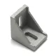 Escuadra interior compacta para perfiles de aluminio serie 30, 34 × 34 × 29 mm