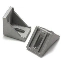 Escuadra interior compacta para perfiles de aluminio serie 30, 34 × 34 × 29 mm
