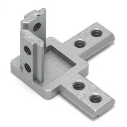 Conector interno de esquina de 3 vías para perfiles serie 30, rosca M6
