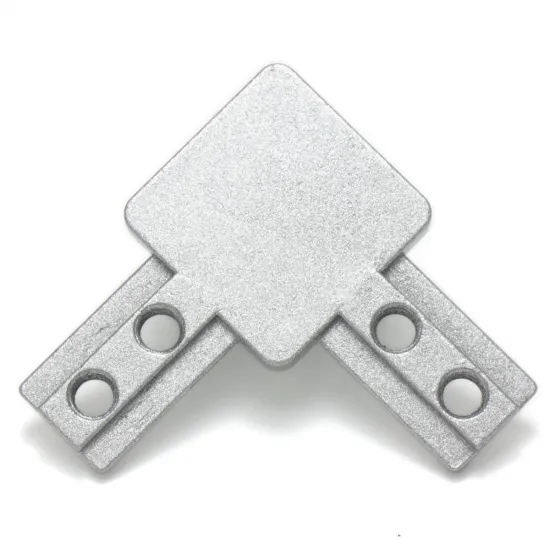 Conector interno de esquina de 3 vías para perfiles serie 30, rosca M6