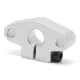 Soporte con brida SHF10 de aluminio para varilla lisa de 10 mm