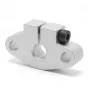 Imagen de Soporte con brida SHF10 de aluminio para varilla lisa de 10 mm