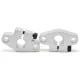 Soporte con brida SHF8 de aluminio para varilla lisa de 8 mm