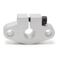 Soporte con brida SHF8 de aluminio para varilla lisa de 8 mm