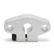 Soporte con brida SHF8 de aluminio para varilla lisa de 8 mm