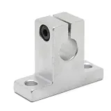 Soporte de aluminio SK10 para varilla lisa de 10 mm