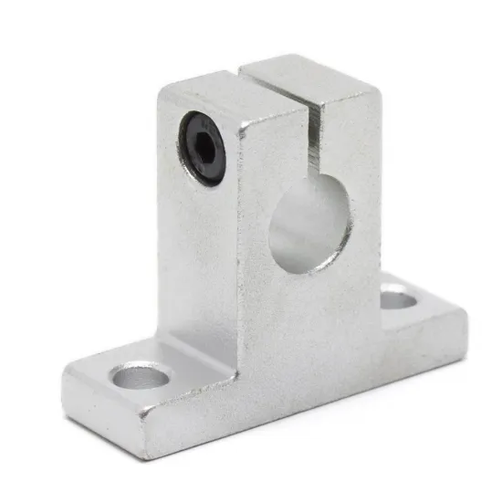 Soporte de aluminio SK10 para varilla lisa de 10 mm