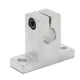 Soporte de aluminio SK10 para varilla lisa de 10 mm