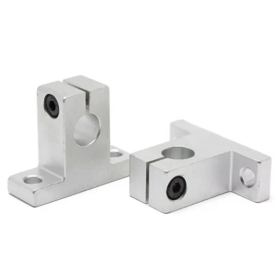 Soporte de aluminio SK10 para varilla lisa de 10 mm
