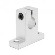 Soporte de aluminio SK12 para varilla lisa de 12 mm