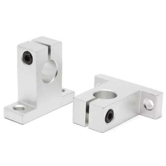Soporte de aluminio SK12 para varilla lisa de 12 mm
