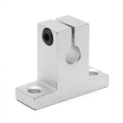 Soporte de aluminio SK8 para varilla lisa de 8 mm