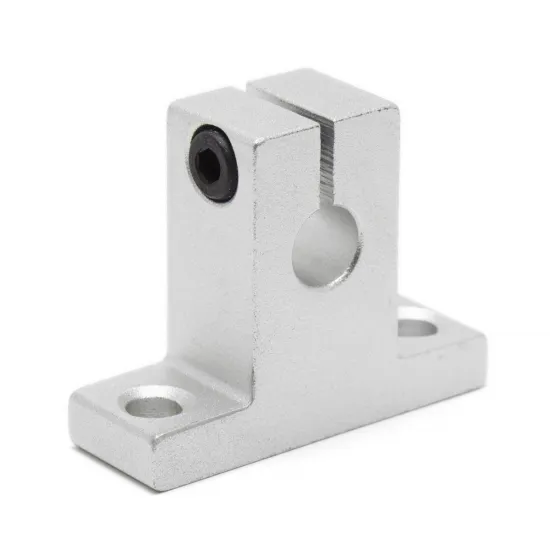 Soporte de aluminio SK8 para varilla lisa de 8 mm