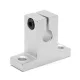 Soporte de aluminio SK8 para varilla lisa de 8 mm