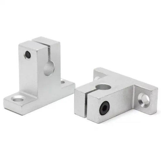 Soporte de aluminio SK8 para varilla lisa de 8 mm