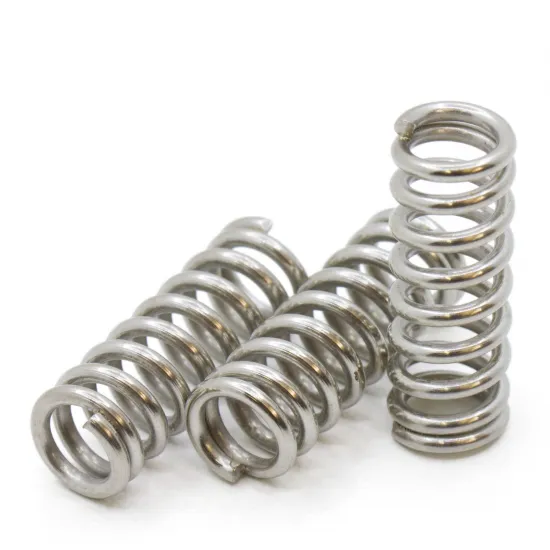 Muelle de compresión de acero niquelado 7,5 × 20 mm para tornillos M3/M4
