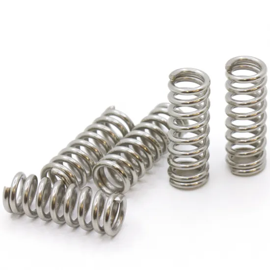 Muelle de compresión de acero niquelado 7,5 × 20 mm para tornillos M3/M4