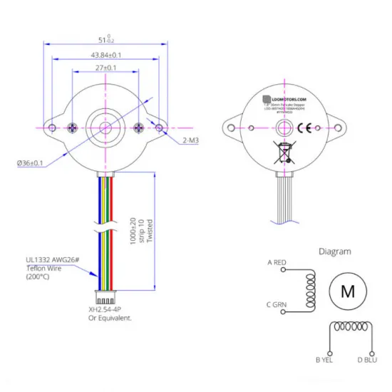 Extrusor Orbiter V2.5 - LDO Motors - Extrusión de doble engranaje para Voron