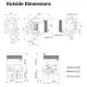 Extrusor Smart Orbiter V3 - LDO Motors - Extrusión de doble engranaje