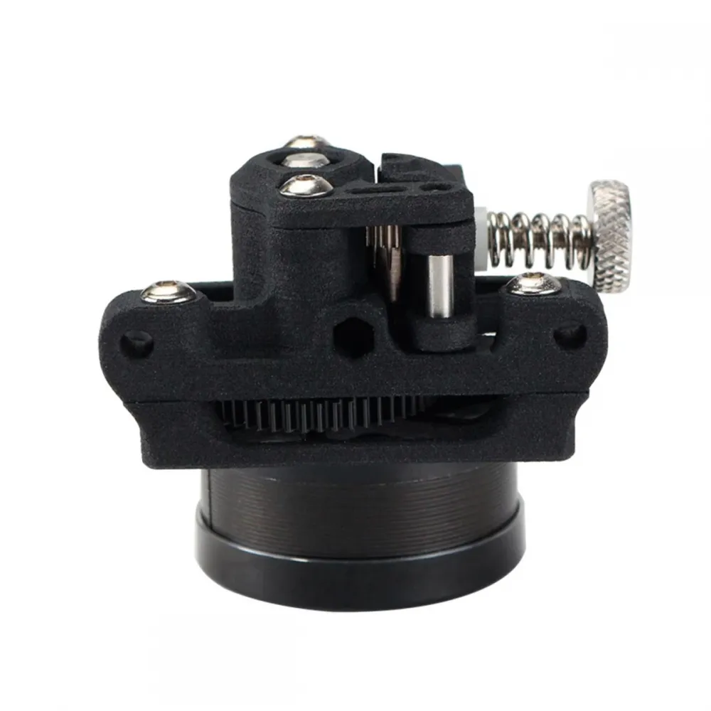 Extrusor FYSETC Sherpa Mini V1.5 con carcasa SLS negra, doble arrastre y motor NEMA 14